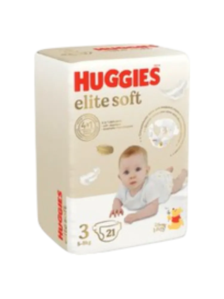 ПОДГУЗНИК HUGGIES ELITE SOFT 3 CONV 21