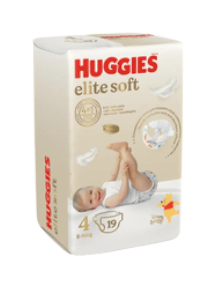 ПОДГУЗНИК HUGGIES ELITE SOFT 4 CONV 19