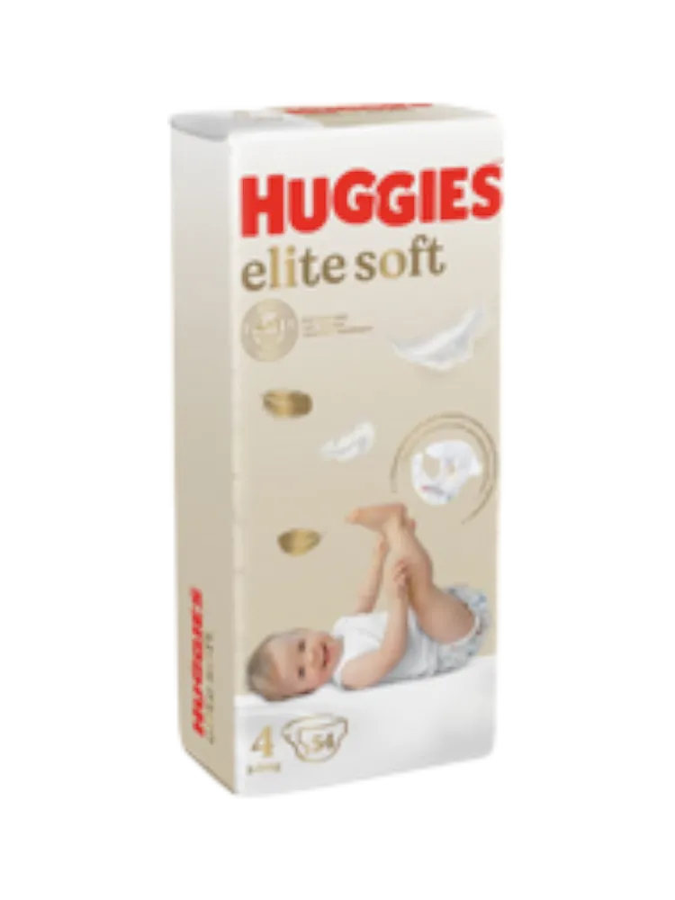 ПОДГУЗНИКИ HUGGIES ELITE SOFT OD  MEGA 54ШТ
