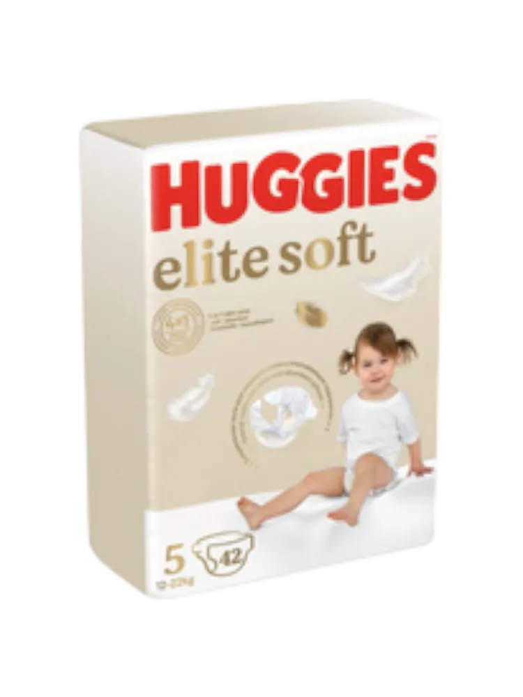 ПОДГУЗНИКИ HUGGIES ELITE SOFT OD  MEGA 42ШТ