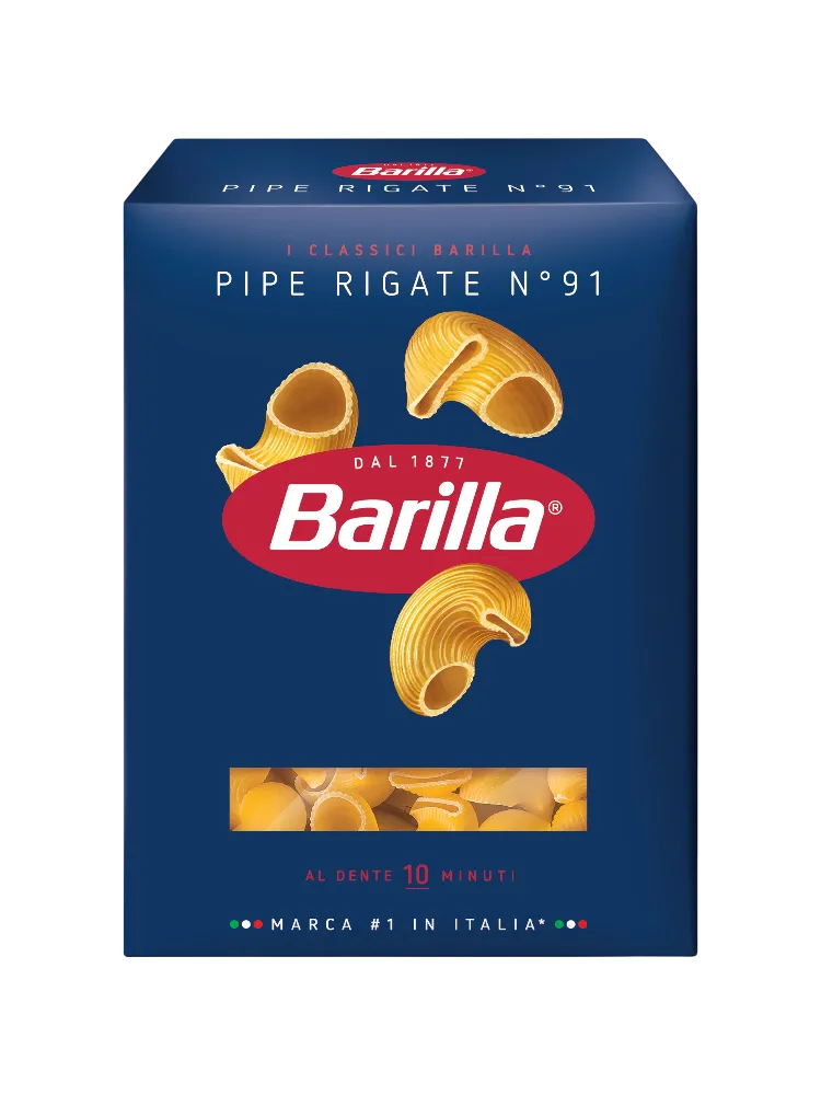 МАКАРОНЫ BARILLA 450Г ПИПЕ РИГАТЕ