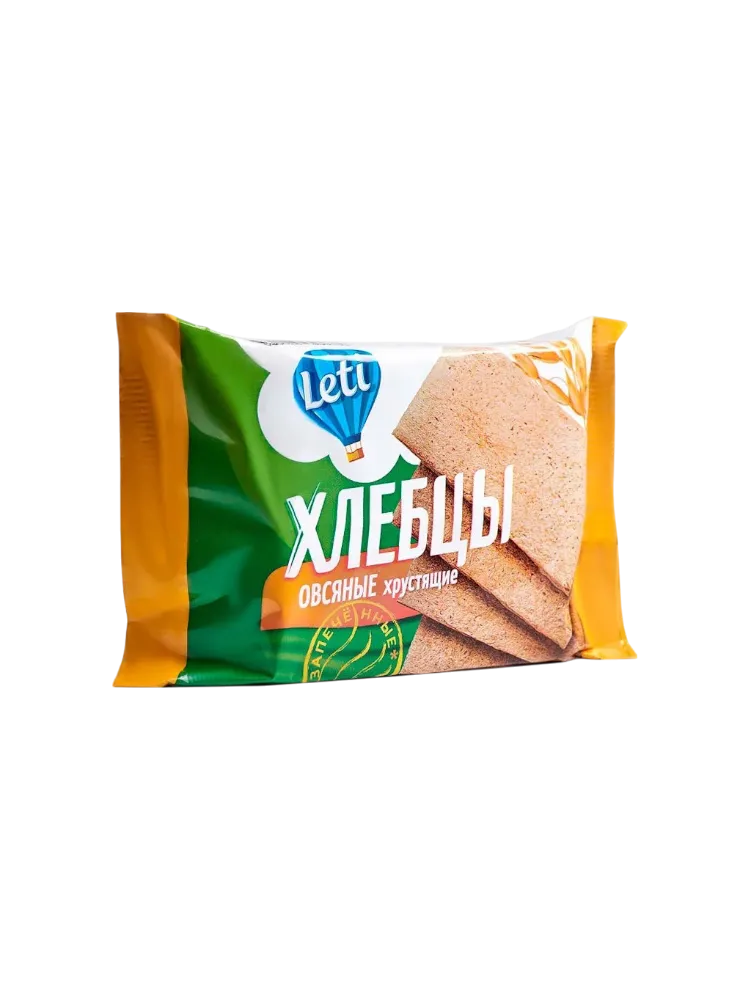 ХЛЕБЦЫ  LETI ЗЛАК АКТИВ  60Г ОВСЯНЫЕ 
