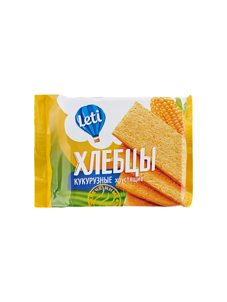 ХЛЕБЦЫ  LETI ЗЛАК АКТИВ  60Г КУКУРУЗНЫЕ 