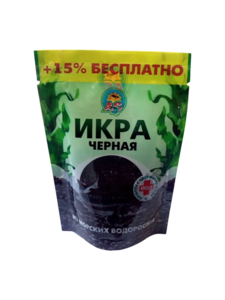 ИКРА АЛЬГИНОВАЯ 130Г ЧЕРНАЯ MIX Д/П АС
