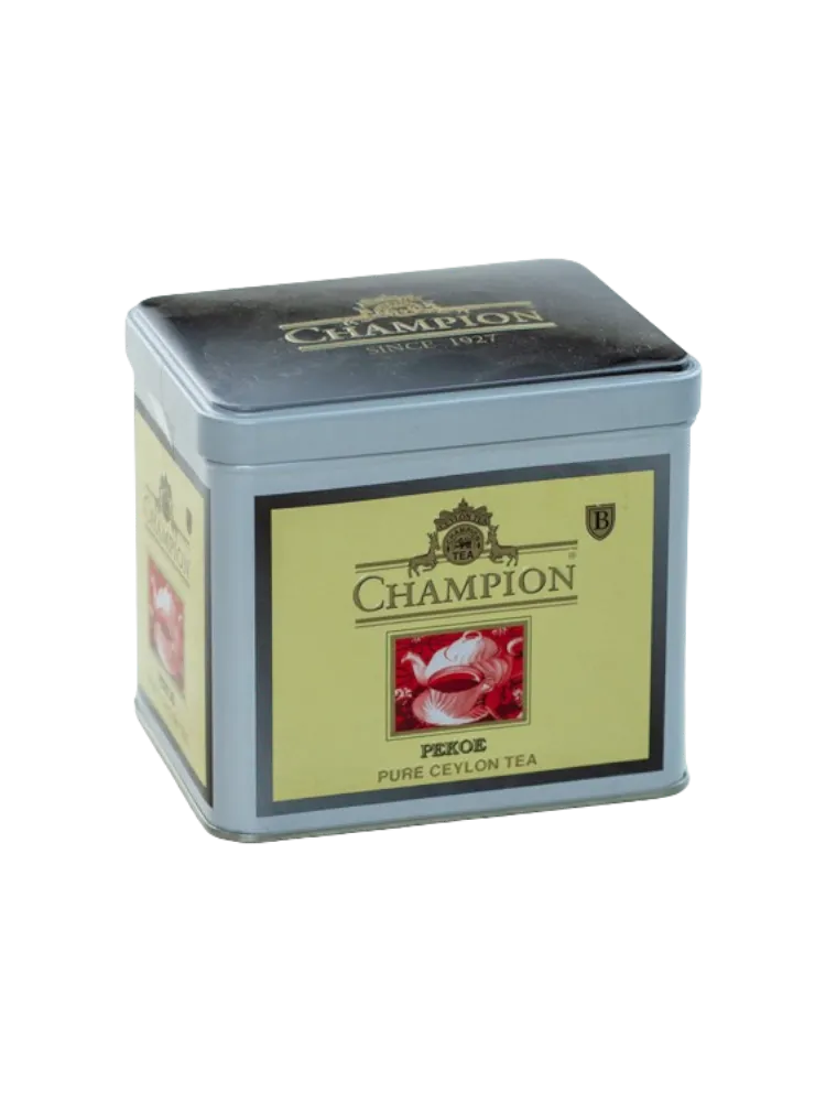 ЧАЙ CHAMPION 100Г ПEKOE Ж/Б