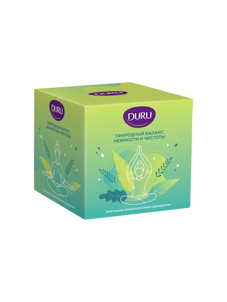 ПОДАРОЧНЫЙ НАБОР DURU ДЕЗОДОРАНТ EMOTION BREEZE РОЛИК 50МЛ И МЫЛО 106Г