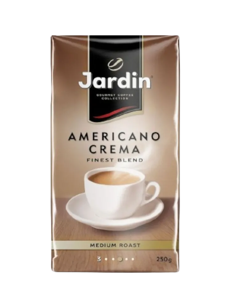 КОФЕ JARDIN 250Г AMERICANO CREMA М/У 