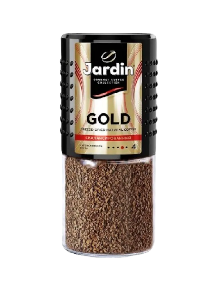 КОФЕ JARDIN 190Г GOLD РАСТВОР.СТ/Б