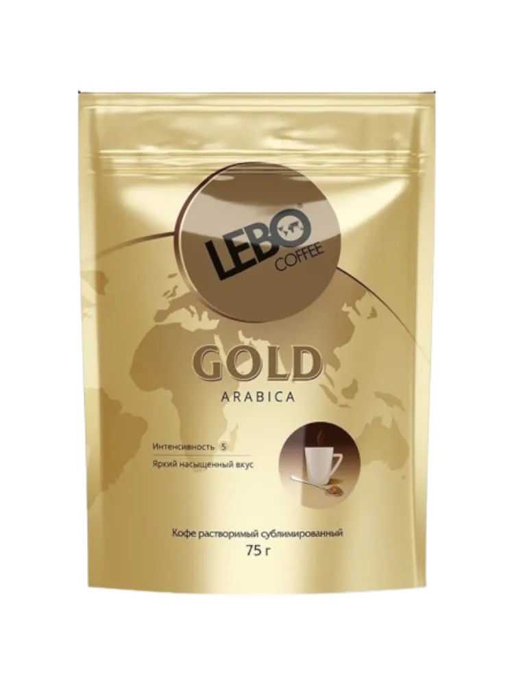 КОФЕ LEBO GOLD 75Г РАСТВОРИМЫЙ