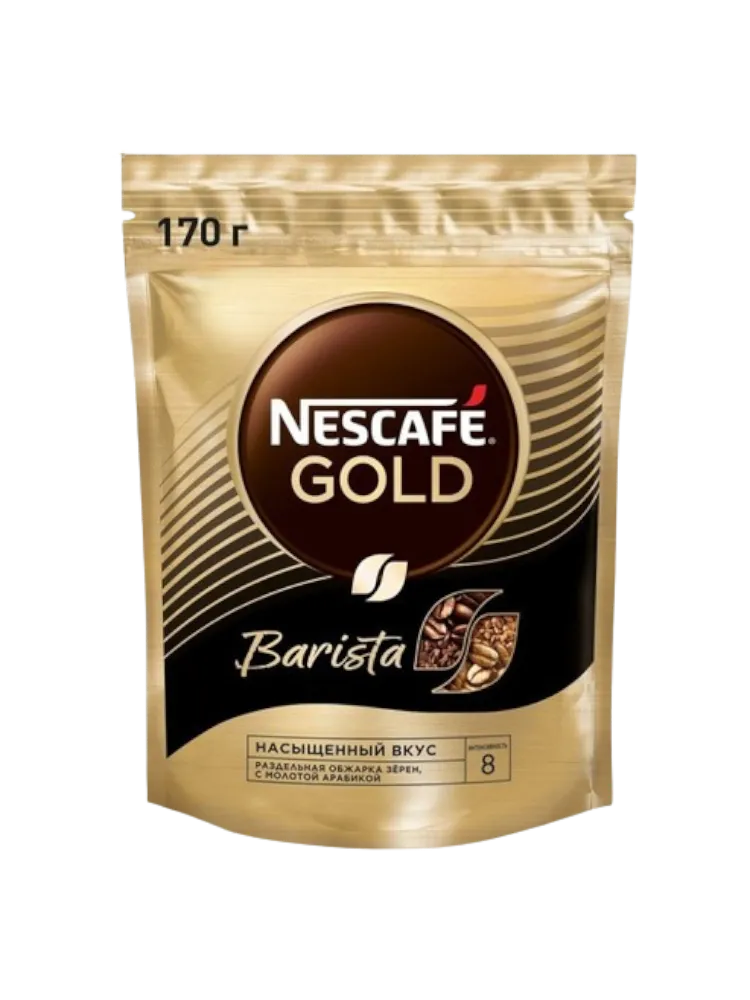 КОФЕ NESCAFE GOLD 170Г BARISTA Д/П