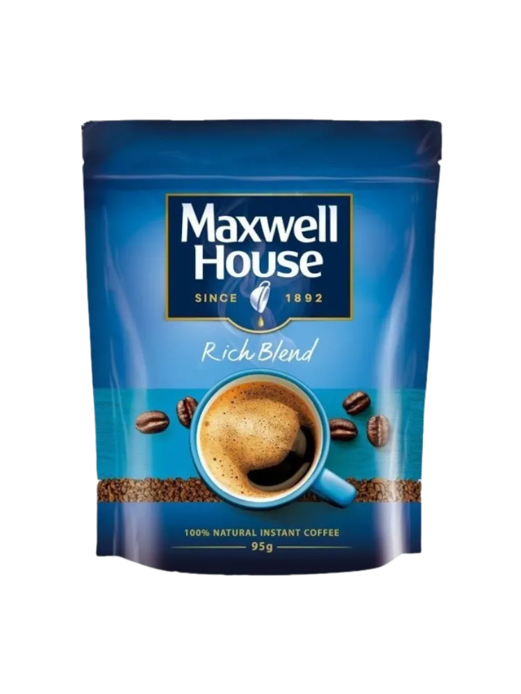 КОФЕ MAXWELL HOUSE 95Г ПАКЕТ