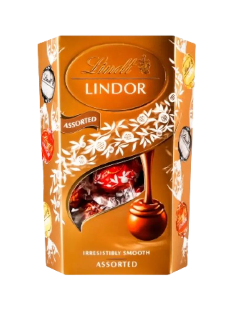 КОНФЕТЫ LINDT LINDOR 200Г АССОРТИ С НЕЖНОЙ ТАЮЩЕЙ НАЧИНКОЙ(8)