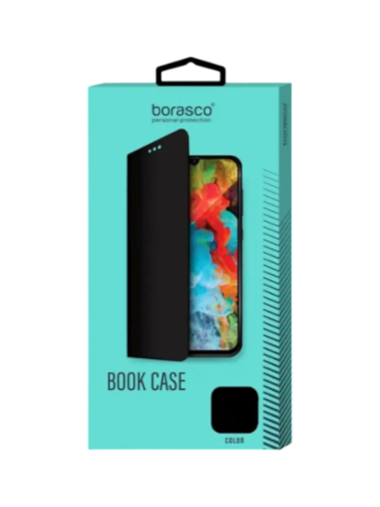 Чехол книжка Borasco Book Case для Realme C35 черный