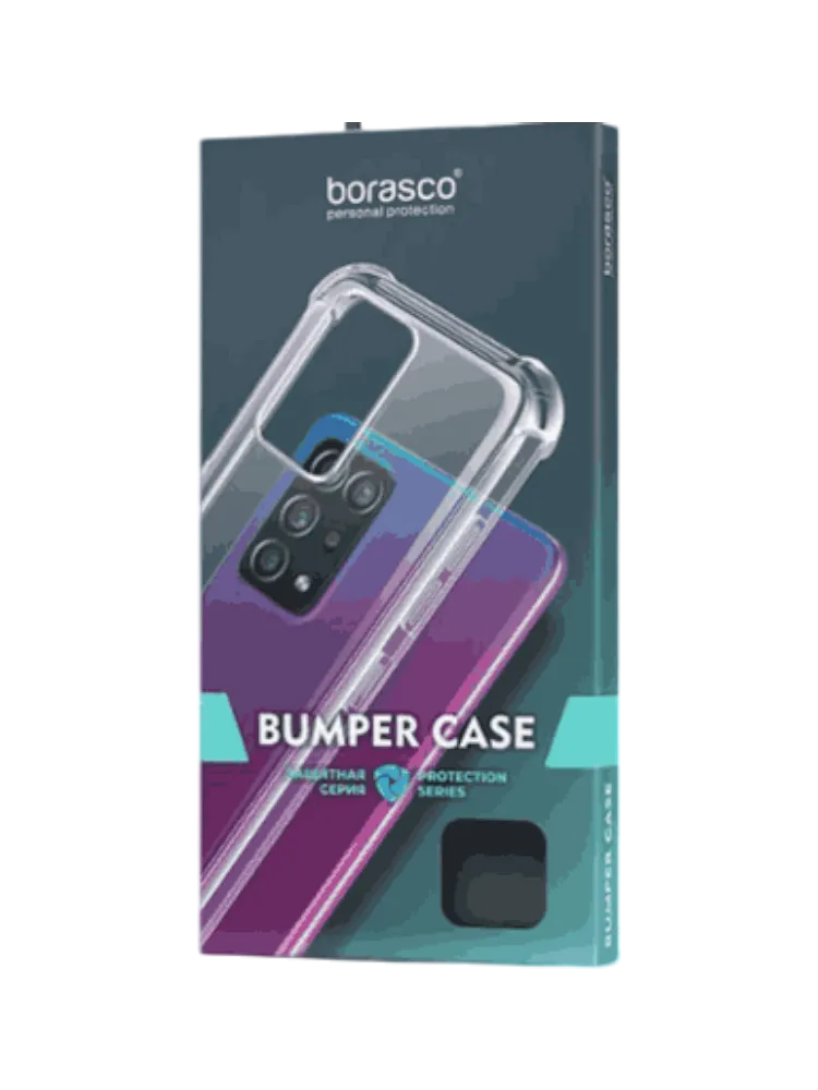Чехол накладка Borasco Bumper Case для Realme C30/ c30s прозрачный