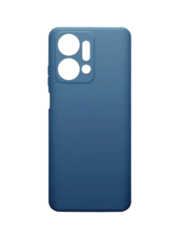 Чехол накладка Borasco Microfiber Case для Honor X7a синий
