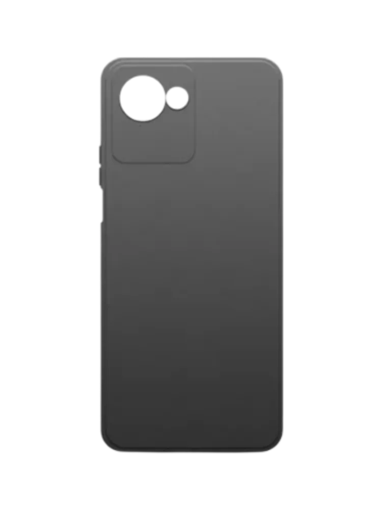 Чехол накладка Borasco Microfiber Case для Realme C30/ c30s черный