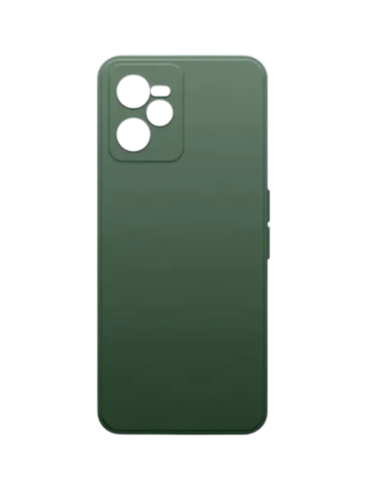 Чехол накладка Borasco Microfiber Case для Realme C35 зеленый опал