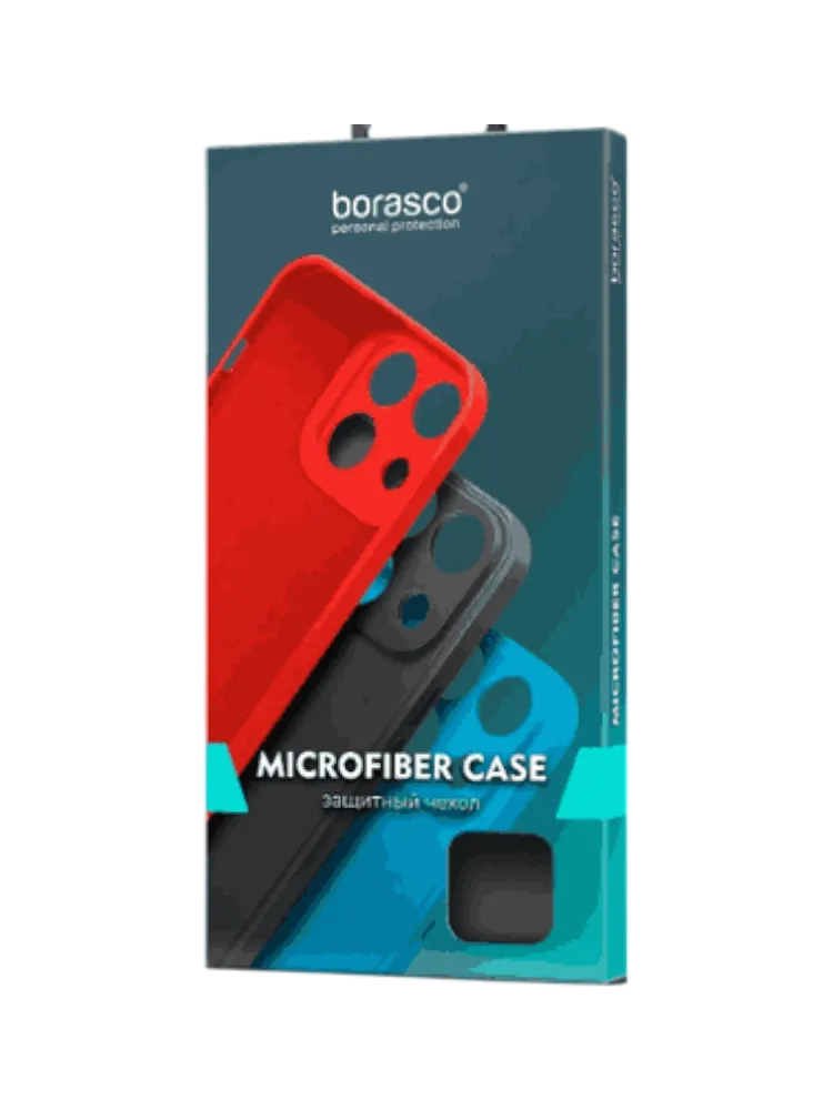 Чехол накладка Borasco Microfiber Case для Samsung Galaxy A04e синий