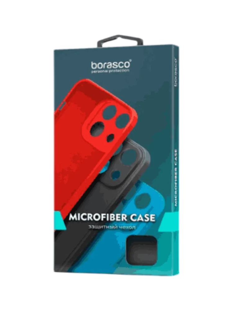 Чехол накладка Borasco Microfiber Case для Samsung Galaxy A34 синий