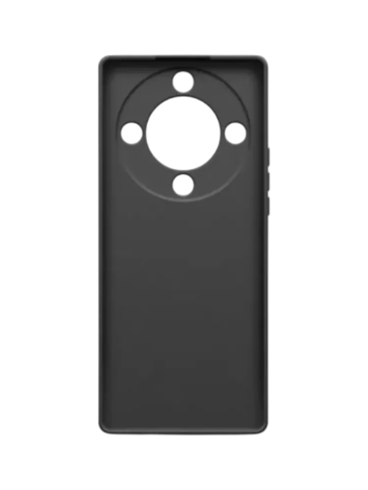 Чехол накладка Borasco Silicone Case матовый для Honor X9a черный