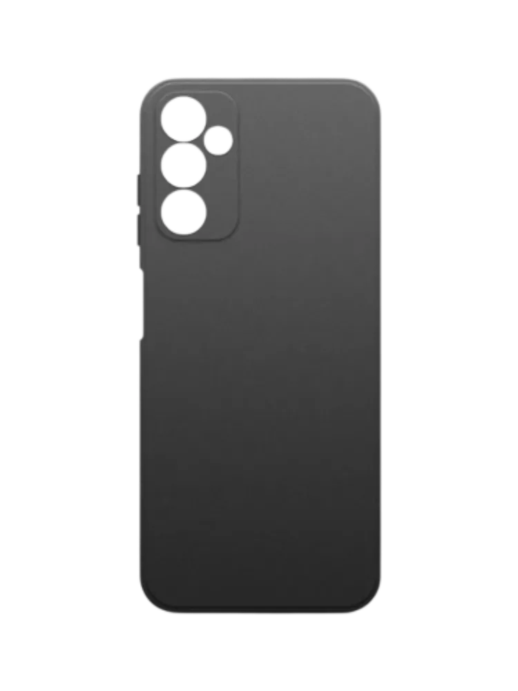 Чехол накладка Borasco Silicone Case матовый для Samsung Galaxy A14 (4G) черный