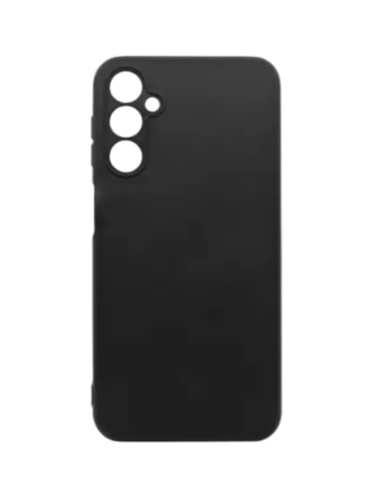 Чехол накладка Borasco Silicone Case матовый для Samsung Galaxy A24 (4G) черный