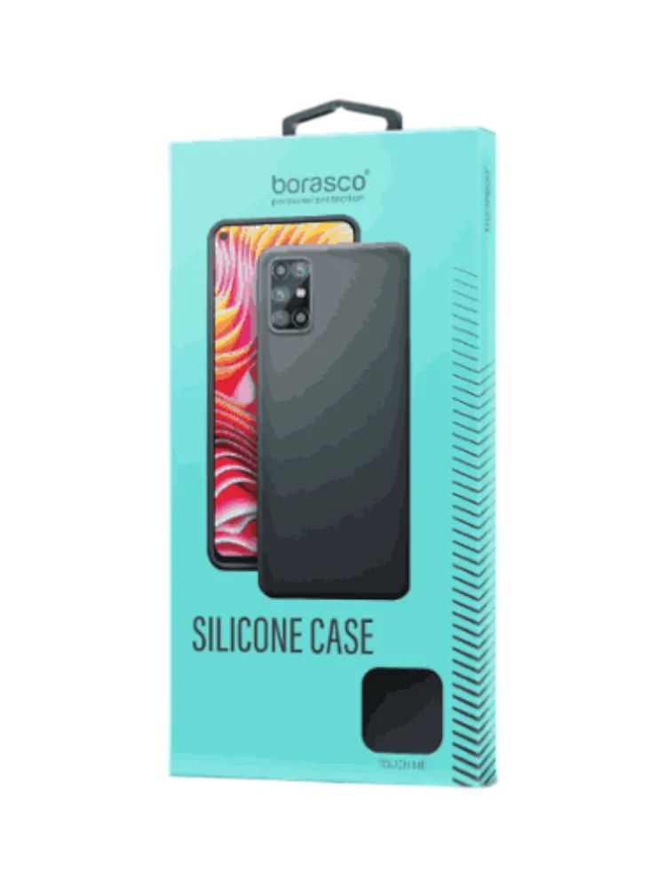 Чехол накладка Borasco Silicone Case матовый для Xiaomi 13 Lite черный