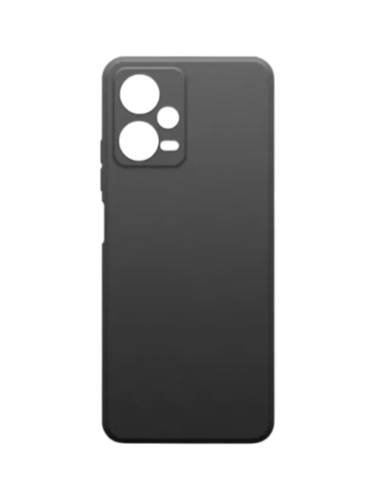 Чехол накладка Borasco Silicone Case матовый для Xiaomi POCO X5 5G черный