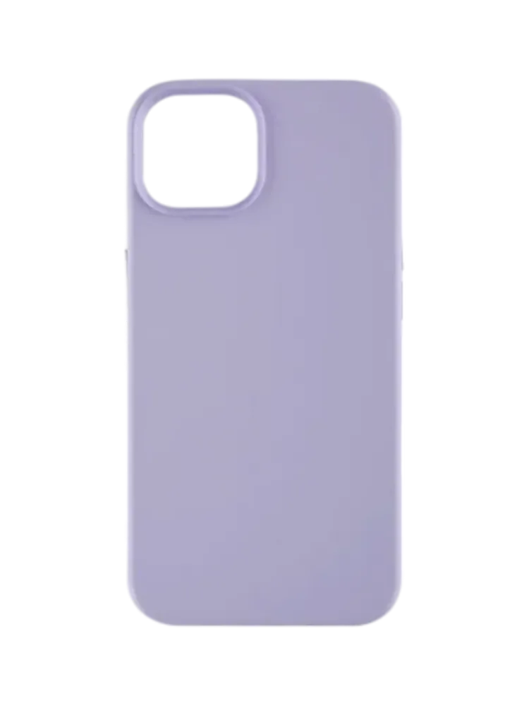 Чехол накладка Everstone Leather (с Magsafe) для iPhone 14 лавандовый