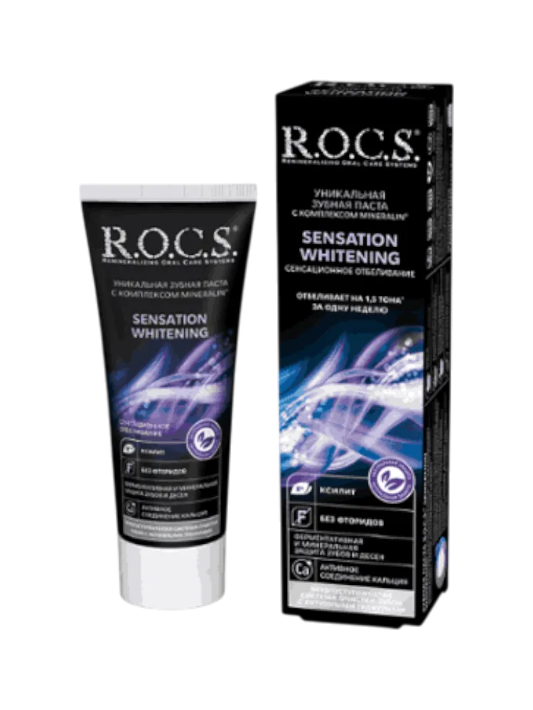 ЗУБ ПАСТА ROCS 74Г SANSATION WHITENING