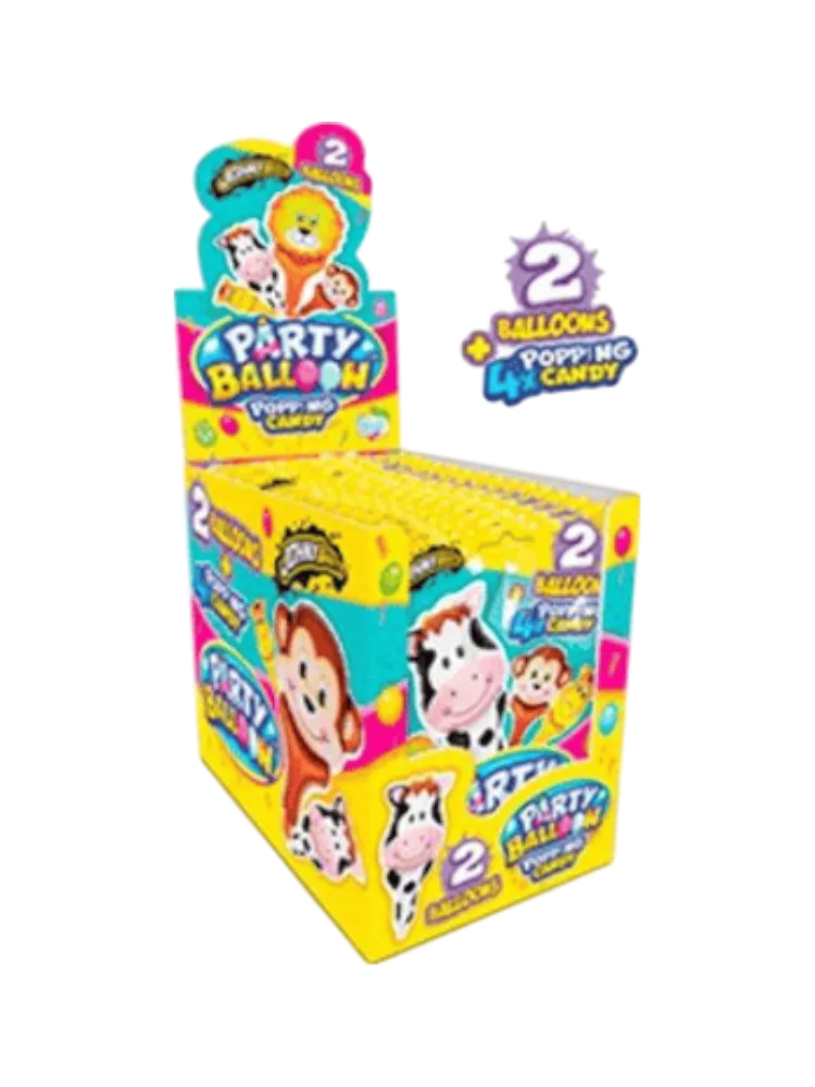 Шипучка + воздушные шары Party Balloon 8г. Johny Bee 