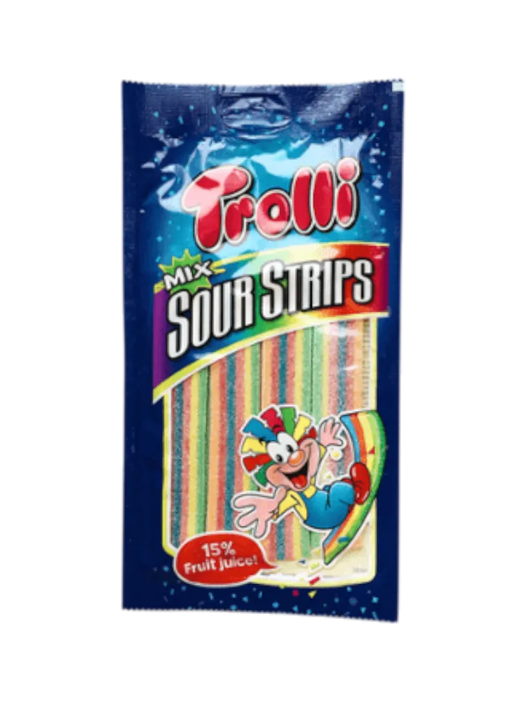 ЖЕВ КОНФЕТЫ TROLLI 85Г SOUR STRIPS MIX