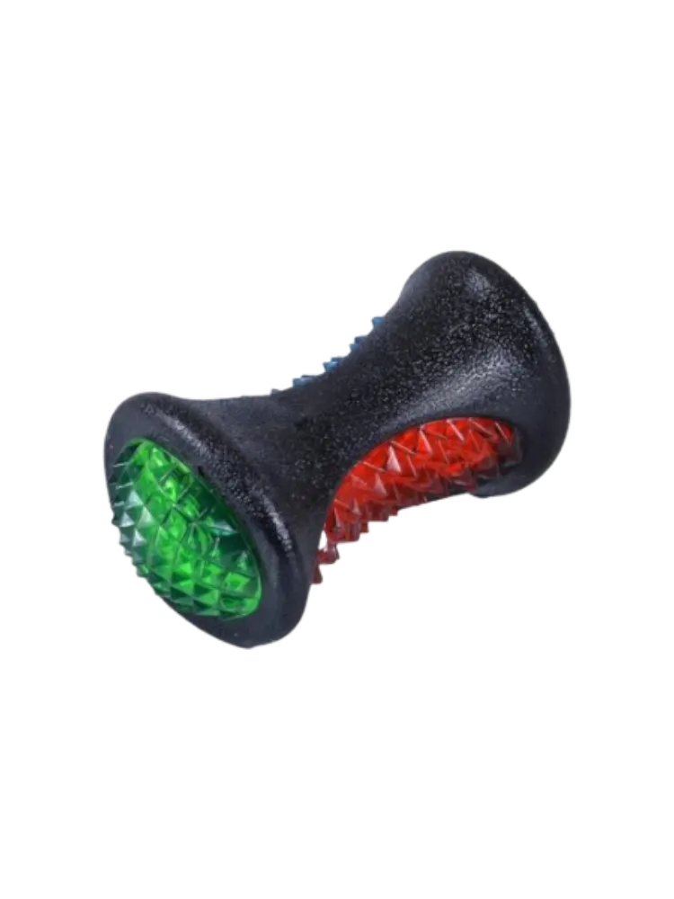 Игрушка Nunbell для собак гантель-светофор термопластичная резина мигает 31019-0223 12*7см