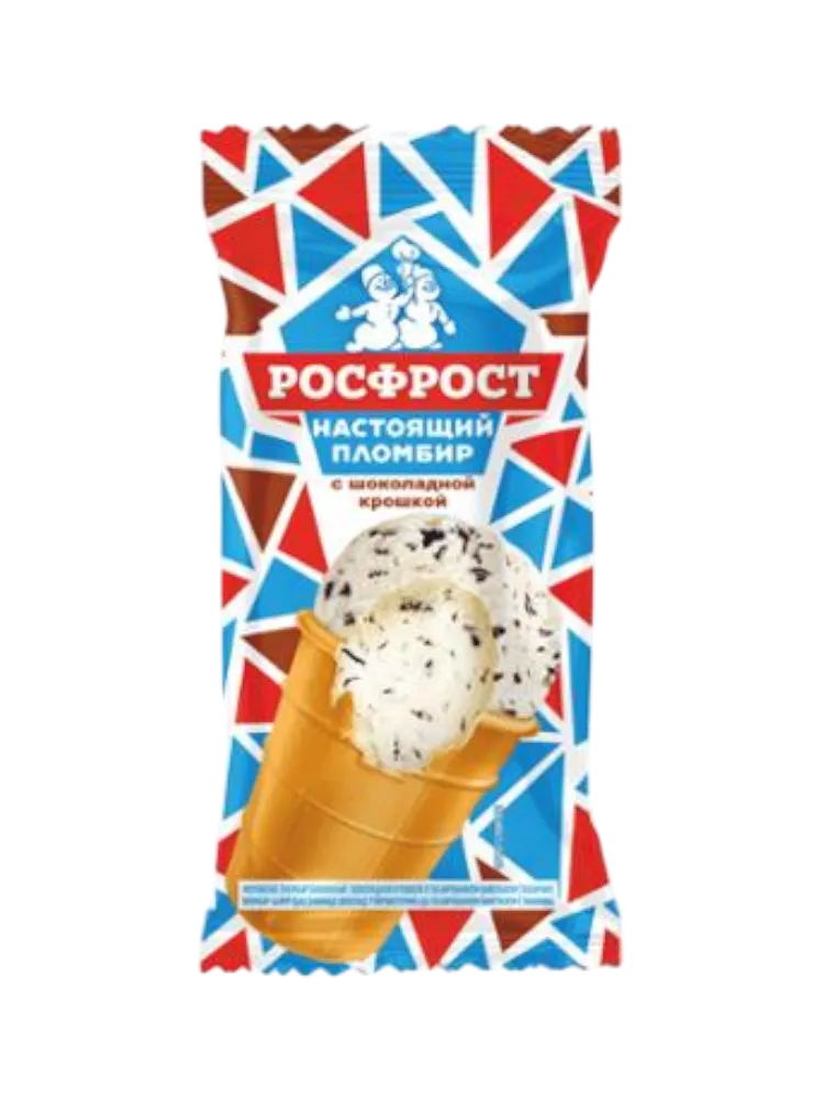 МОРОЖЕНОЕ РОСФРОСТ СТАКАН С КРОШКОЙ 80Г(24)