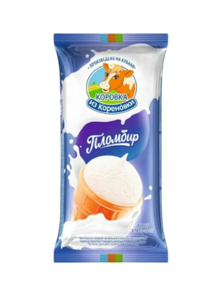 МОРОЖ КОРОВКА ИЗ КОРЕНОВКИ 100Г ПЛОМБИР ВАНИЛЬНЫЙ СТАК