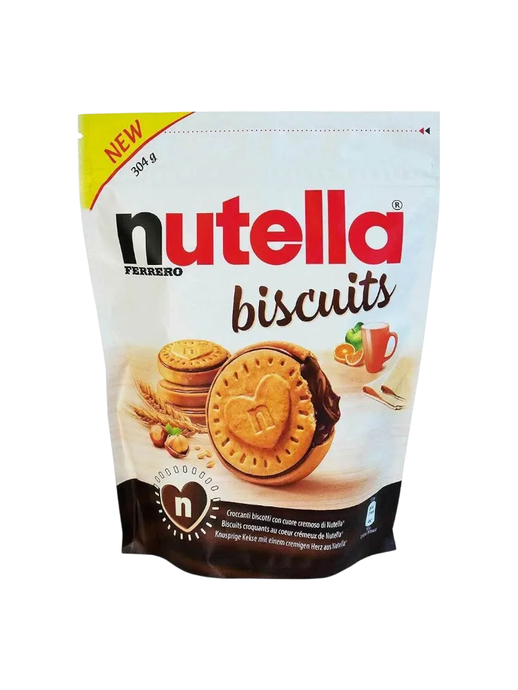 Печенье c шоколадной начинкой Nutella biscuits 304 гр. - фото 1