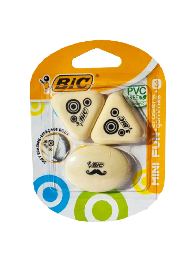 ЛАСТИКИ BIC МИНИ ФАН 3ШТ