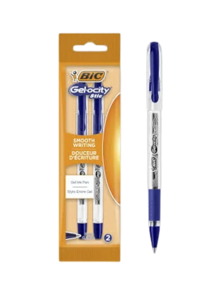 РУЧКА BIC ДЖЕЛОСИТИ СТИК 0.3ММ СИН 2ШТ
