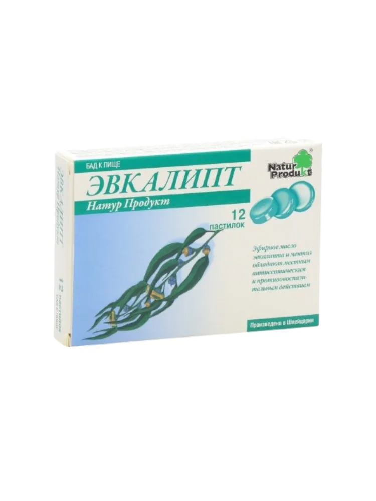 Эвкалипт Натур Продукт пастилки №12