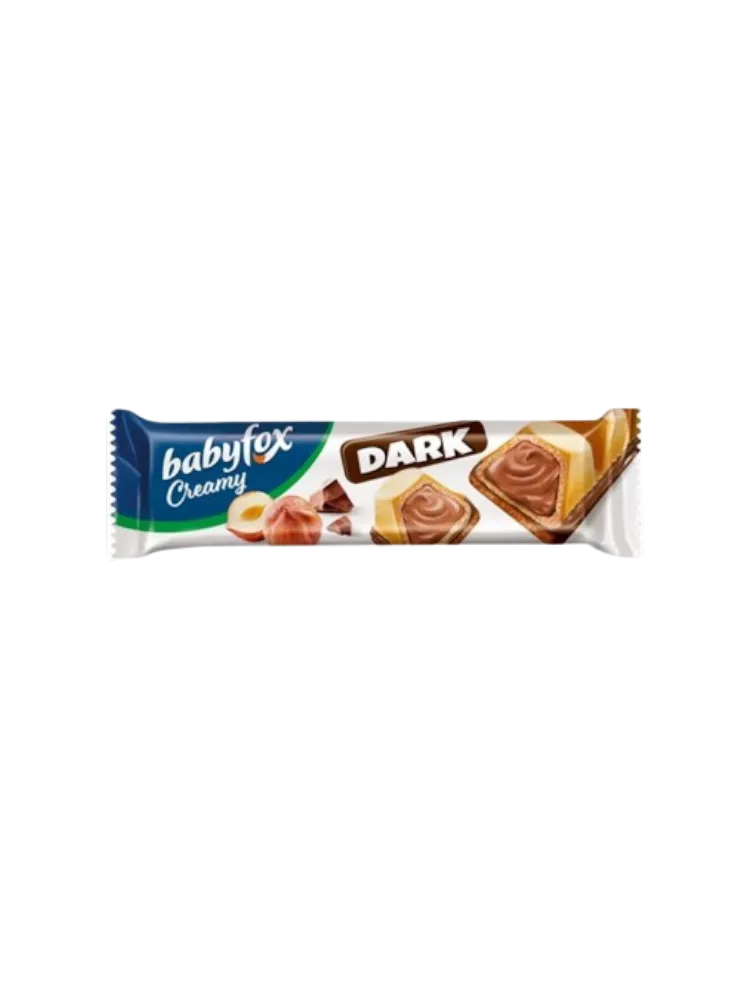ШОКОЛАД БАТ BABY FOX CREAMY DARK ОРЕХ 18.2Г(24)