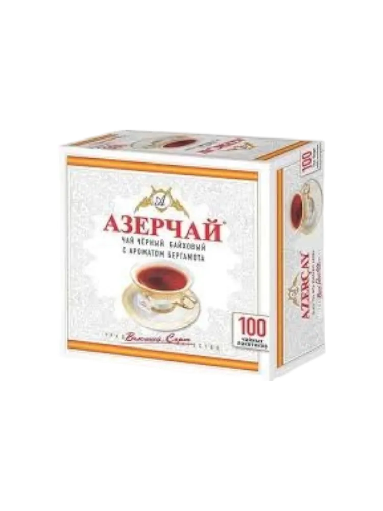 ЧАЙ AZERCAY 2Г*100ШТ ЧЕРНЫЙ БАЙХ БЕРГАМОТ ПАКЕТ(12)