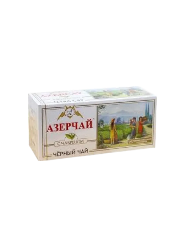 ЧАЙ AZERCAY 2Г*25ШТ ЧЕРНЫЙ БАЙХ ЧАБРЕЦ ПАКЕТ КОНВ(24)