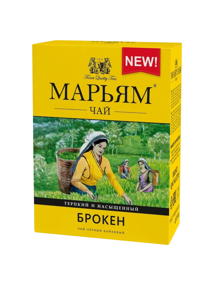 ЧАЙ MARYAM GOLD 150ГР ЧЕРНЫЙ ЛИСТОВОЙ С ЛОЖКОЙ(40)