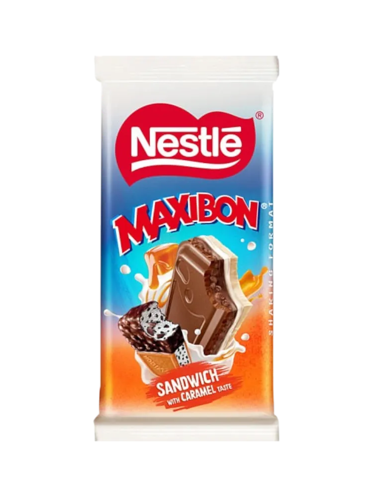ШОКОЛАД NESTLE 198Г СЭНДВИЧ КАРАМЕЛЬ И МОРОЖЕНОЕ(10)