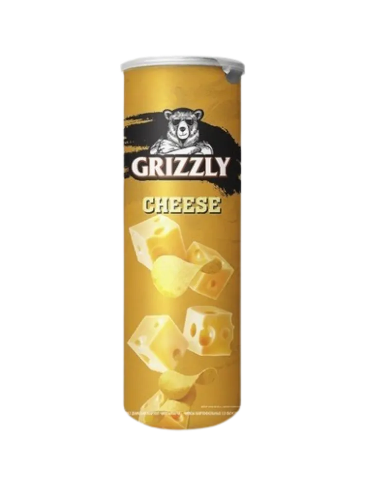 ЧИПСЫ GRIZZLY 130Г СЫР ТУБЕ(24)