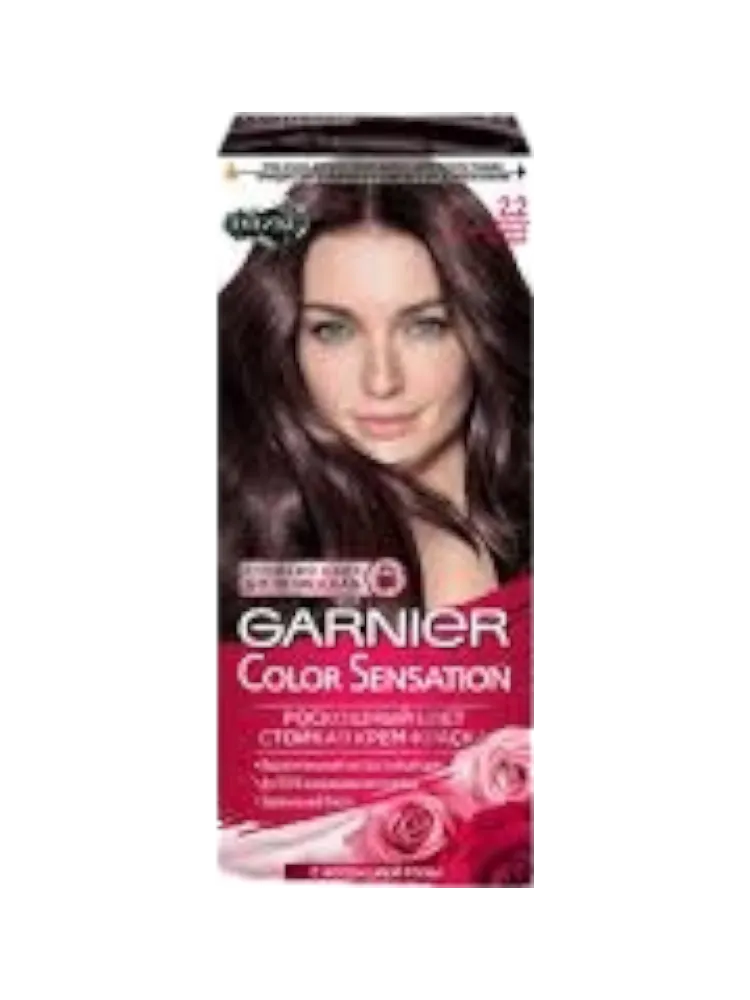 КРАСКА ДЛЯ ВОЛОС COLOR SENSATION 2.2 ПЕРЛАМУТРОВЫЙ ЧЕРНЫЙ (12)