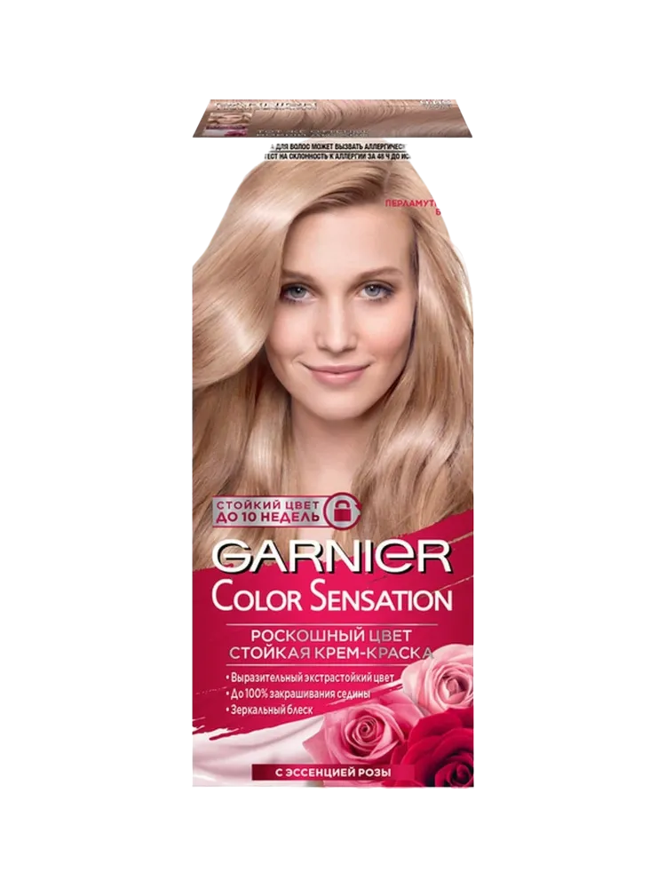 КРЕМ КРАСКА GARNIER COLOR SENSATION 9.02 ПЕРЛАМУТРОВЫЙ БЛОНД(9)