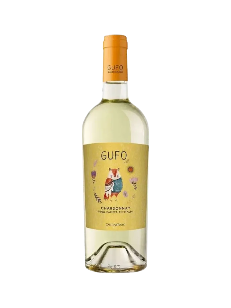 ВИНО CANTINA TOLLO GUFO 0.75Л CHARDONNAY БЕЛ СУХ 12% (12) - фото 1