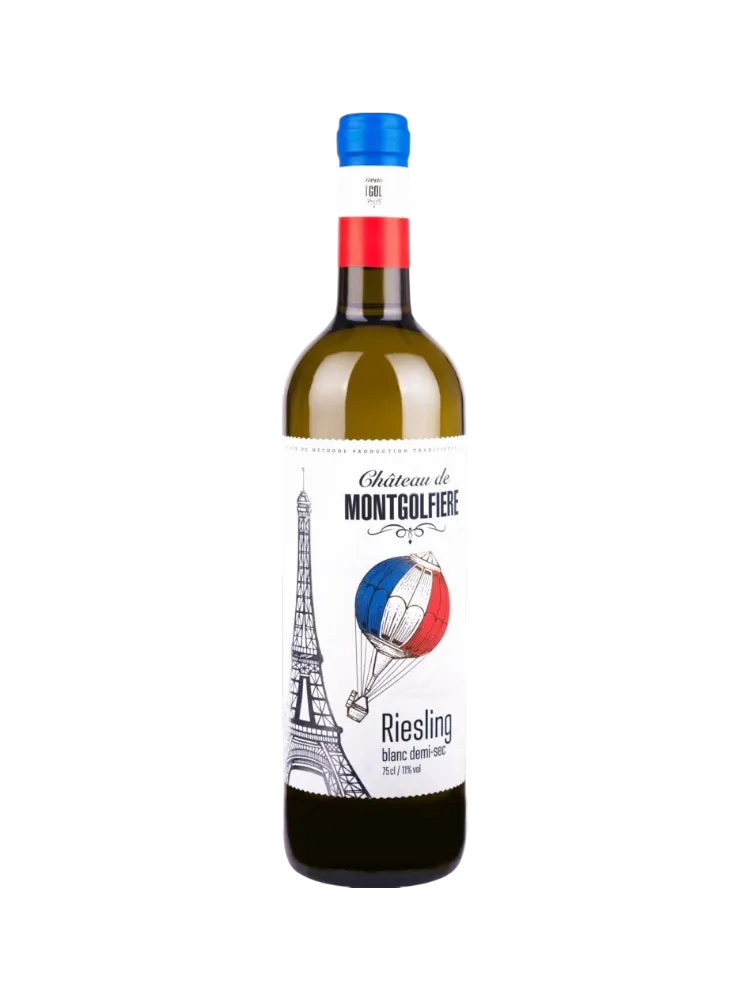 ВИНО CHATEAU DE MONTGOLFIERE 0.75Л RIESLING БЕЛ П/СУХ 11%(6) - фото 1