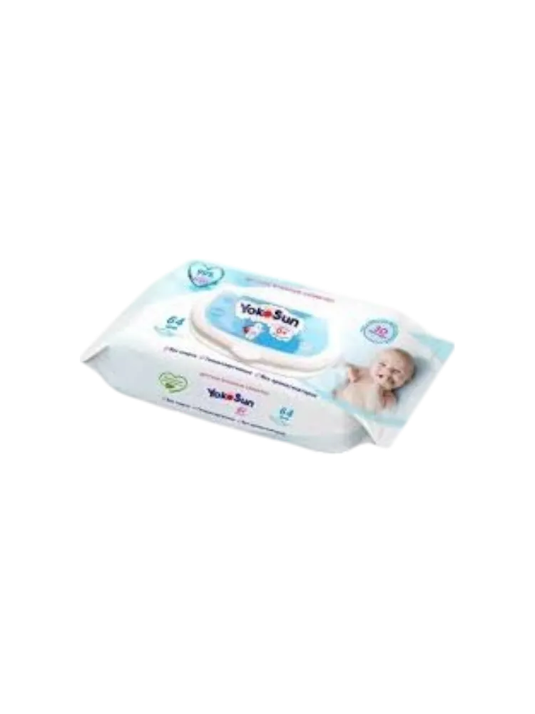 ВЛАЖНЫЕ САЛФЕТКИ YOKOSUN 64ШТ ДЕТСКИЕ(24)